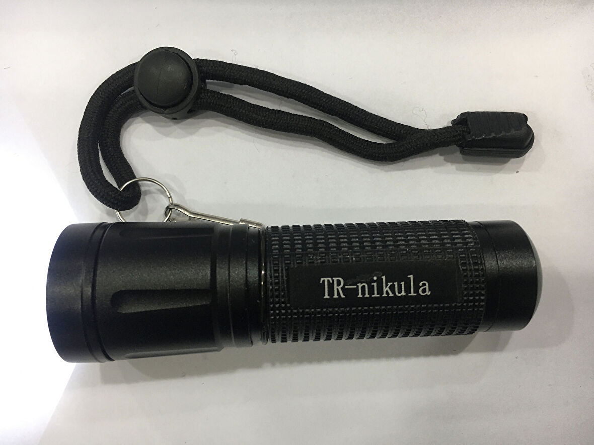 Büro Ev Ofis İş Güvenliği için Şarjlı Lamba Beyaz Led Işıklı Işıklı Mini El Feneri