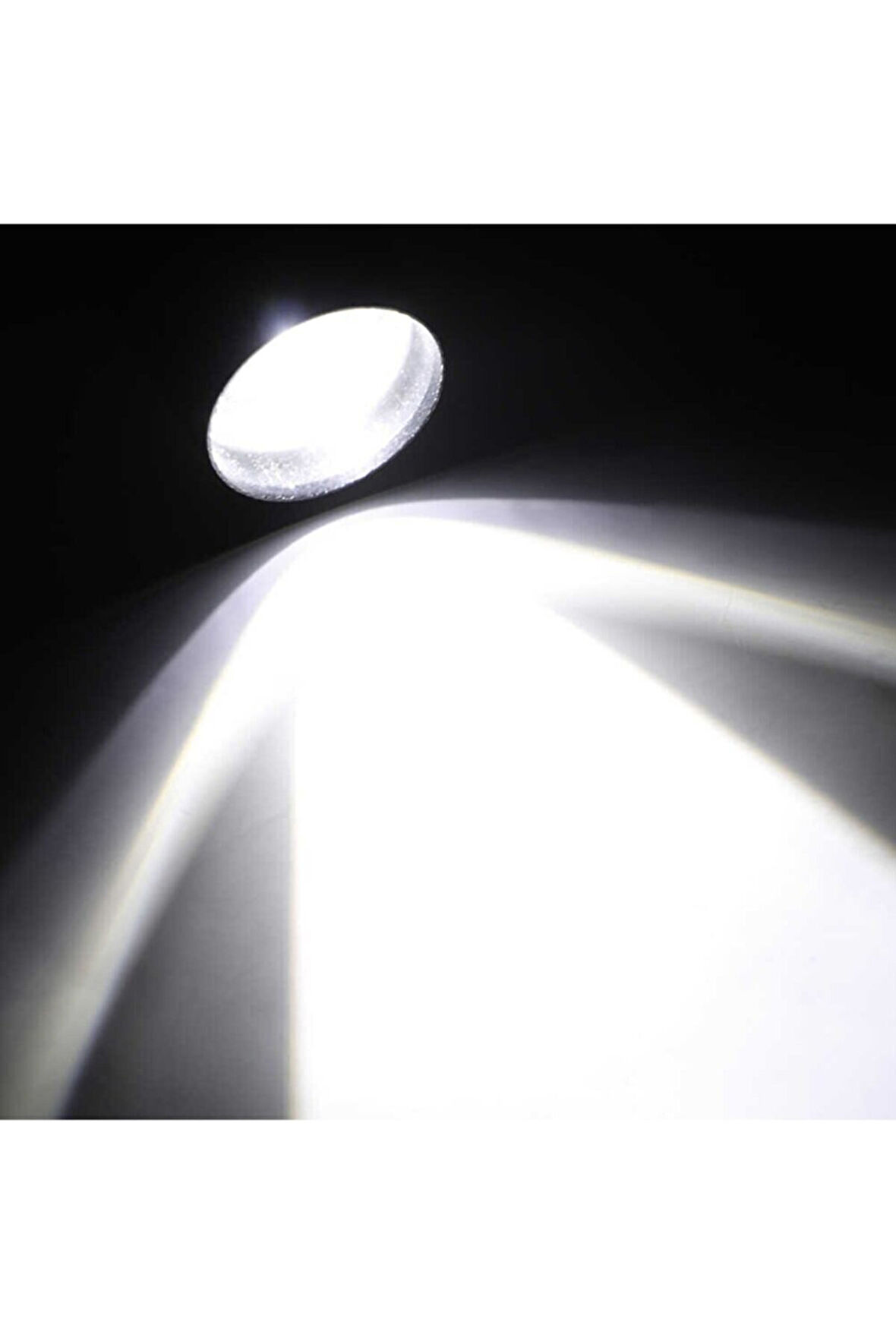 Büro Ev Ofis İş Güvenliği için Pilli Çift Yön Lamba 2000LM 3MOD 6W COB Led Zoomlu El Feneri