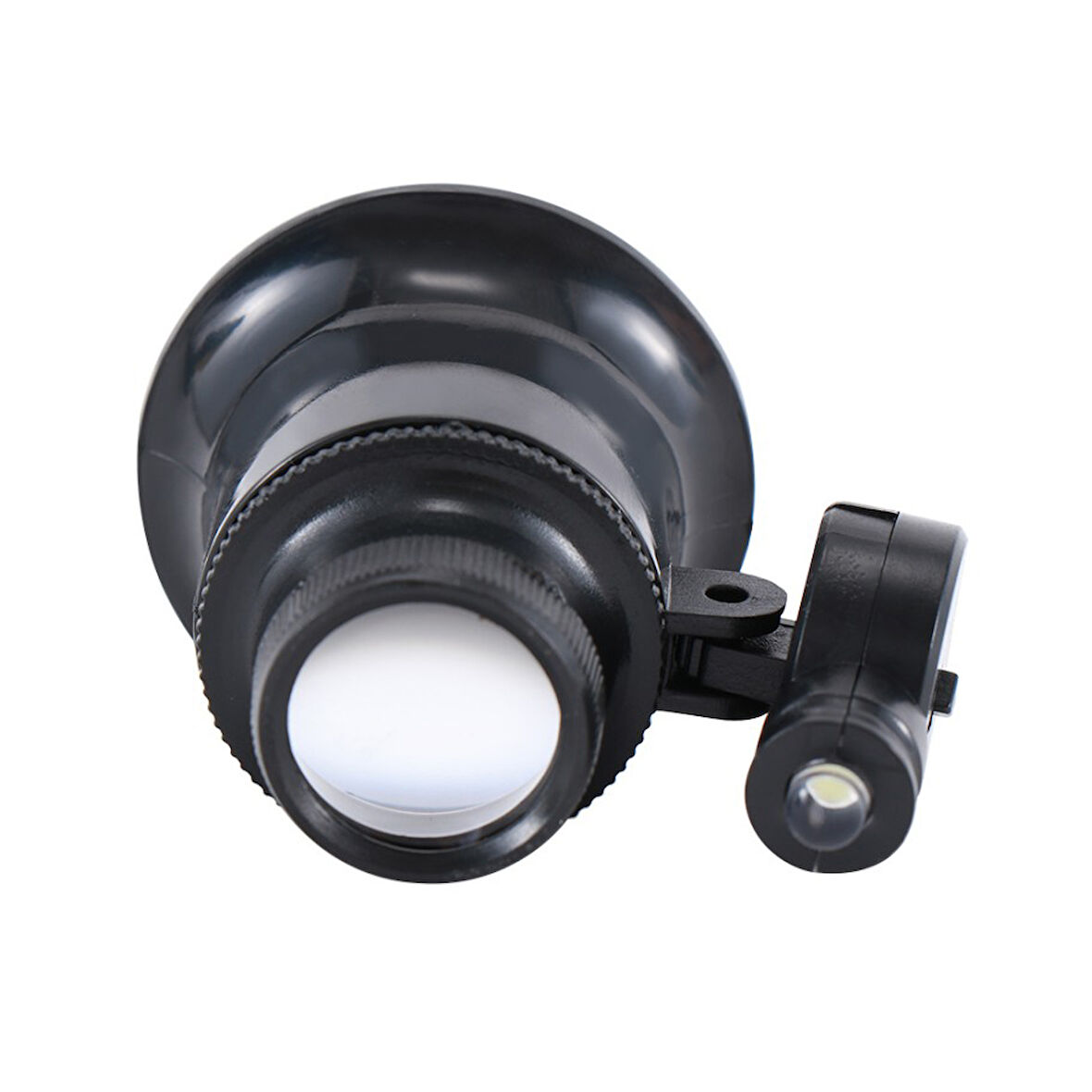 Büro Ev Ofis Saatçi Hediyesi için 20X Büyütür Cam Lens Optik Işıklı Büyüteç Onarım Göz Büyüteci