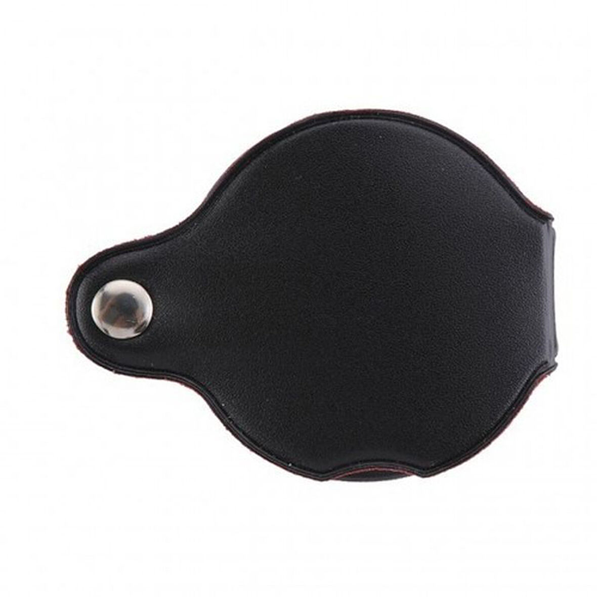Büro Ev Ofis Hediyesi için 5X 50MM Büyüteç Deri Kaplama Prestij Katlanır Mini Cep Büyüteci