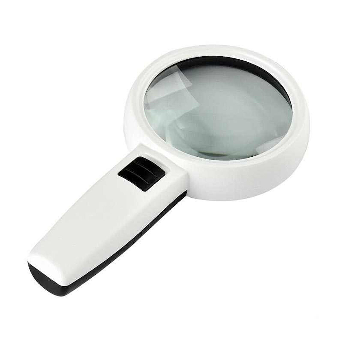 Büro Ev Ofis için 5X 95MM 3LED Büyüteç Takı Okuma Para Kontrol Büyüteci