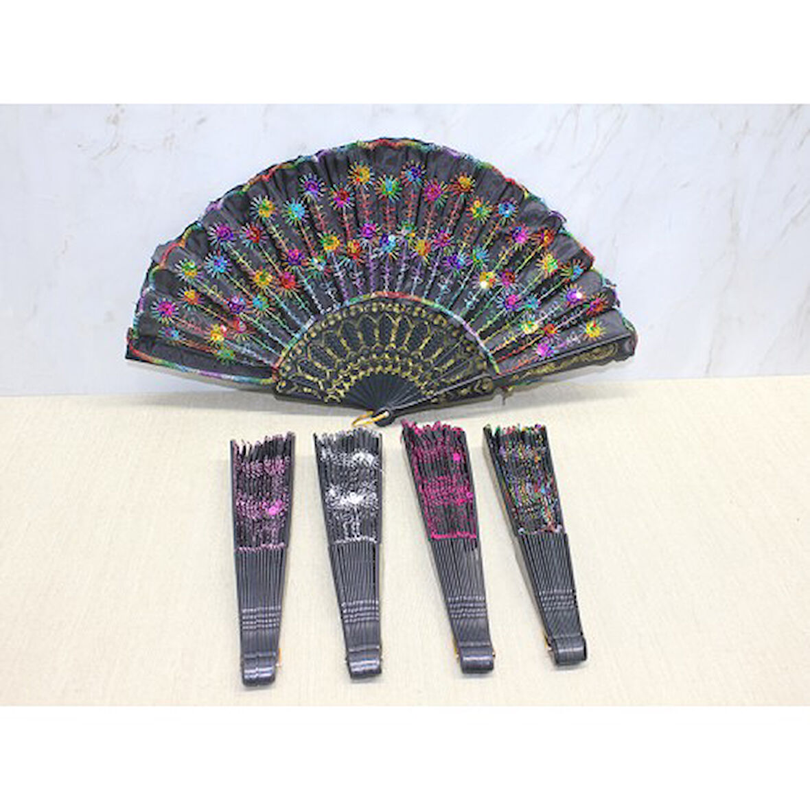 Büro Ev Ofis İnsanı için Serinletici Aksesuar Aparat Plastik Tasarım El Yelpazesi