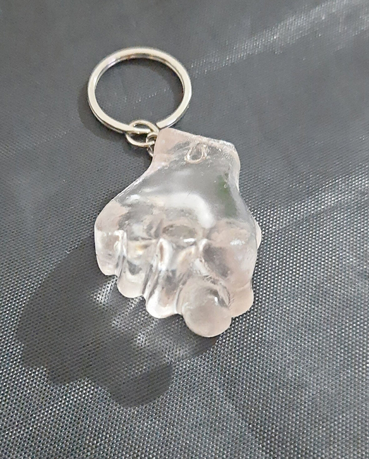 Büro Ev Ofis Hediyesi için Şeffaf Sevimli Muzip Nah Espirili Anahtarlık