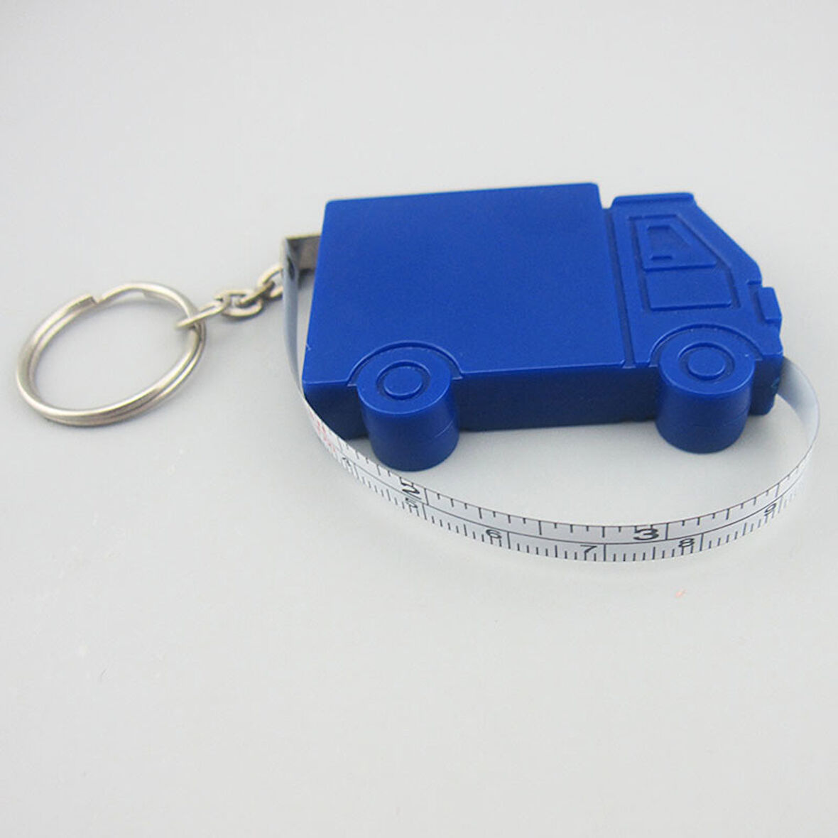 Büro Ev Ofis Hediyesi için Mini Kamyonet Şekilli Metreli Tasarımlı Anahtarlık