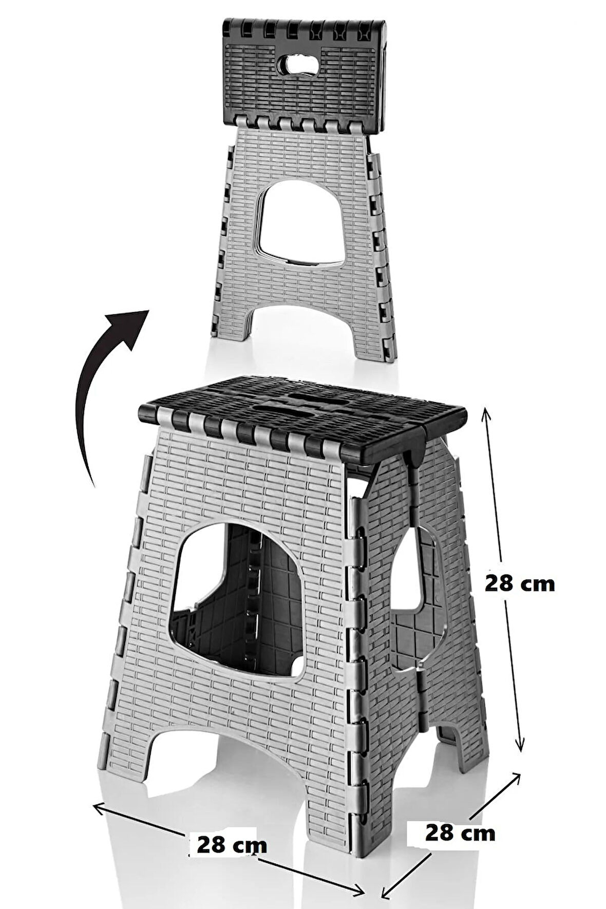 Büro Ev Ofis Balık Avı Sporu için 28CM Katlanır Piknik Kamp Balıkçı Taburesi