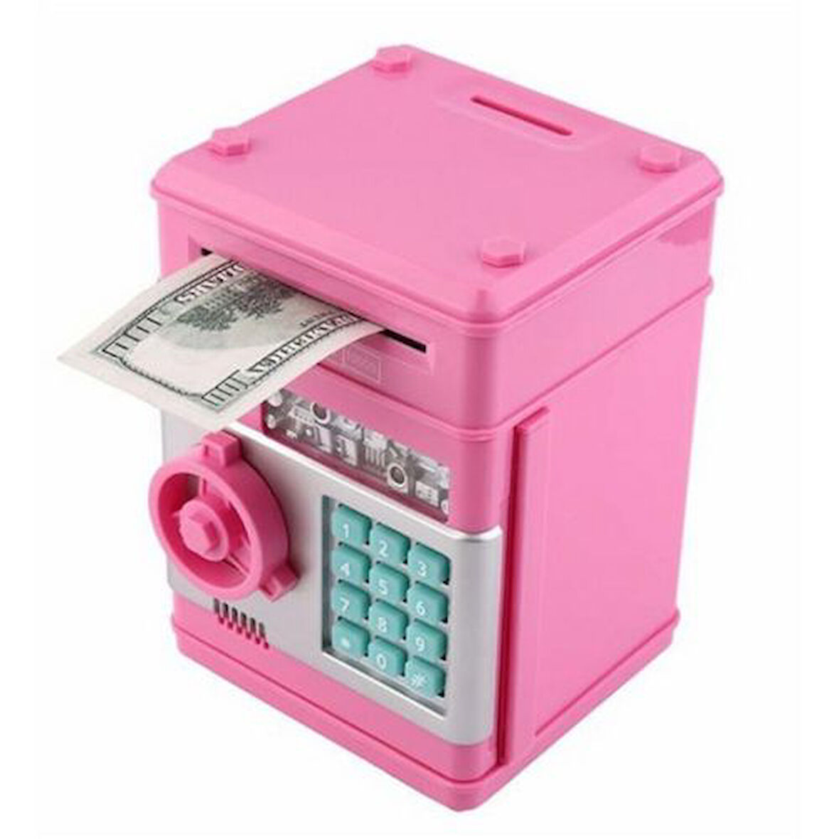 Büro Ev Ofis Çocuk Hediyesi için Tasarruf Eğitici Şifreli Atm Model Kumbara