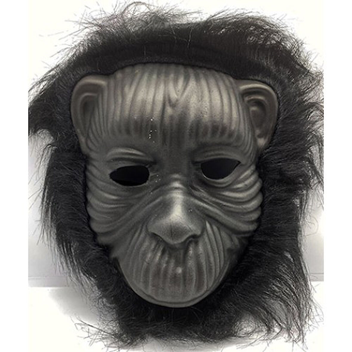 Büro Ev Ofis Etkinlik Gösteri Goril Kostümü için Siyah Eva Peluş Tüylü Maske