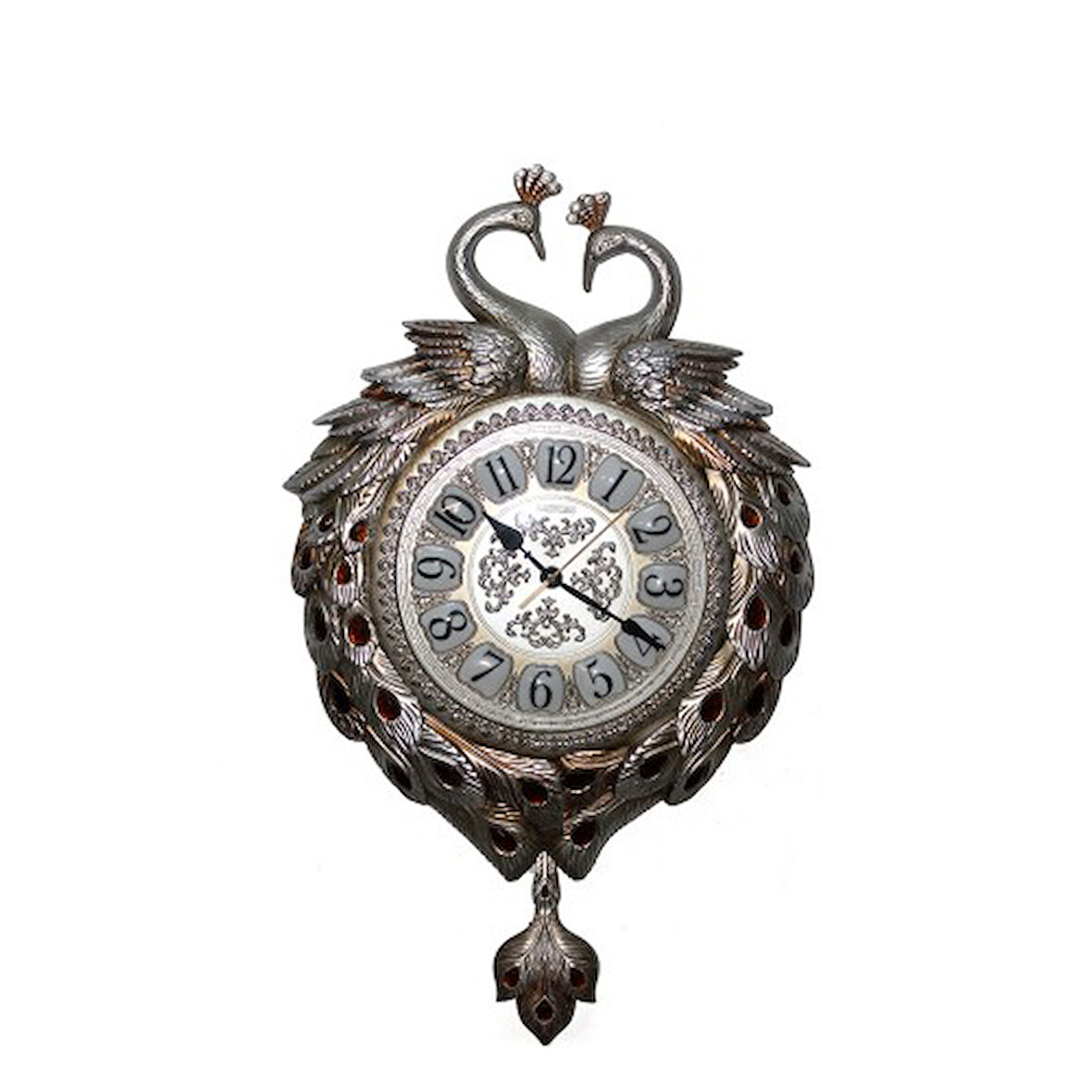 Büro Ev Ofis Dekoru için Tavuskuşu Tasarım Duvar Saati