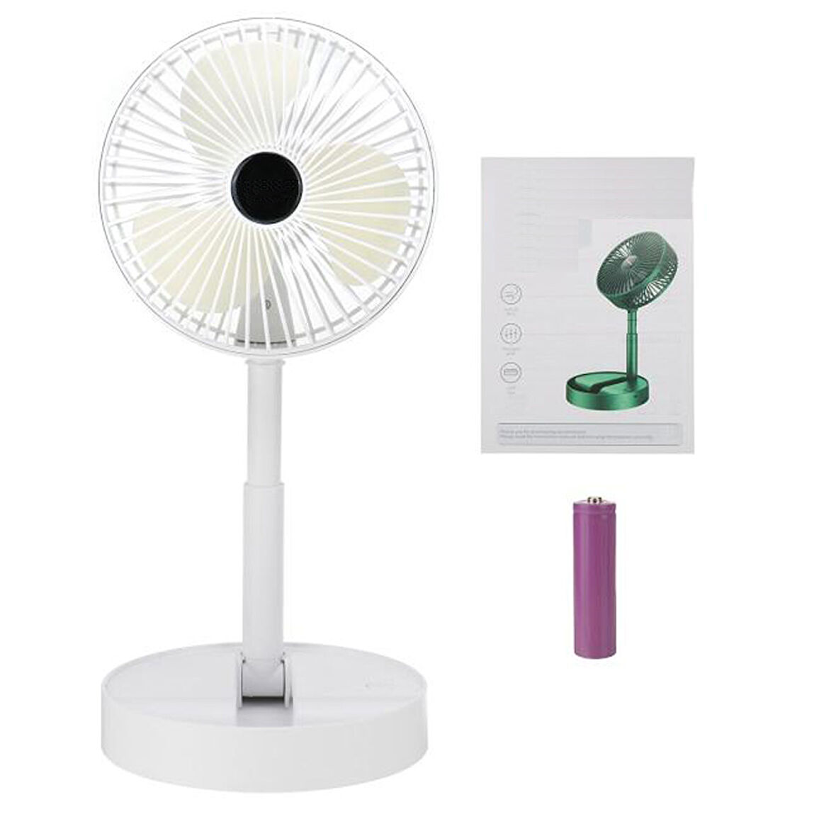 Büro Ev Ofis Bilgisayarı için Usb Şarjlı Katlanır Uazar Masaüstü Mini Fan