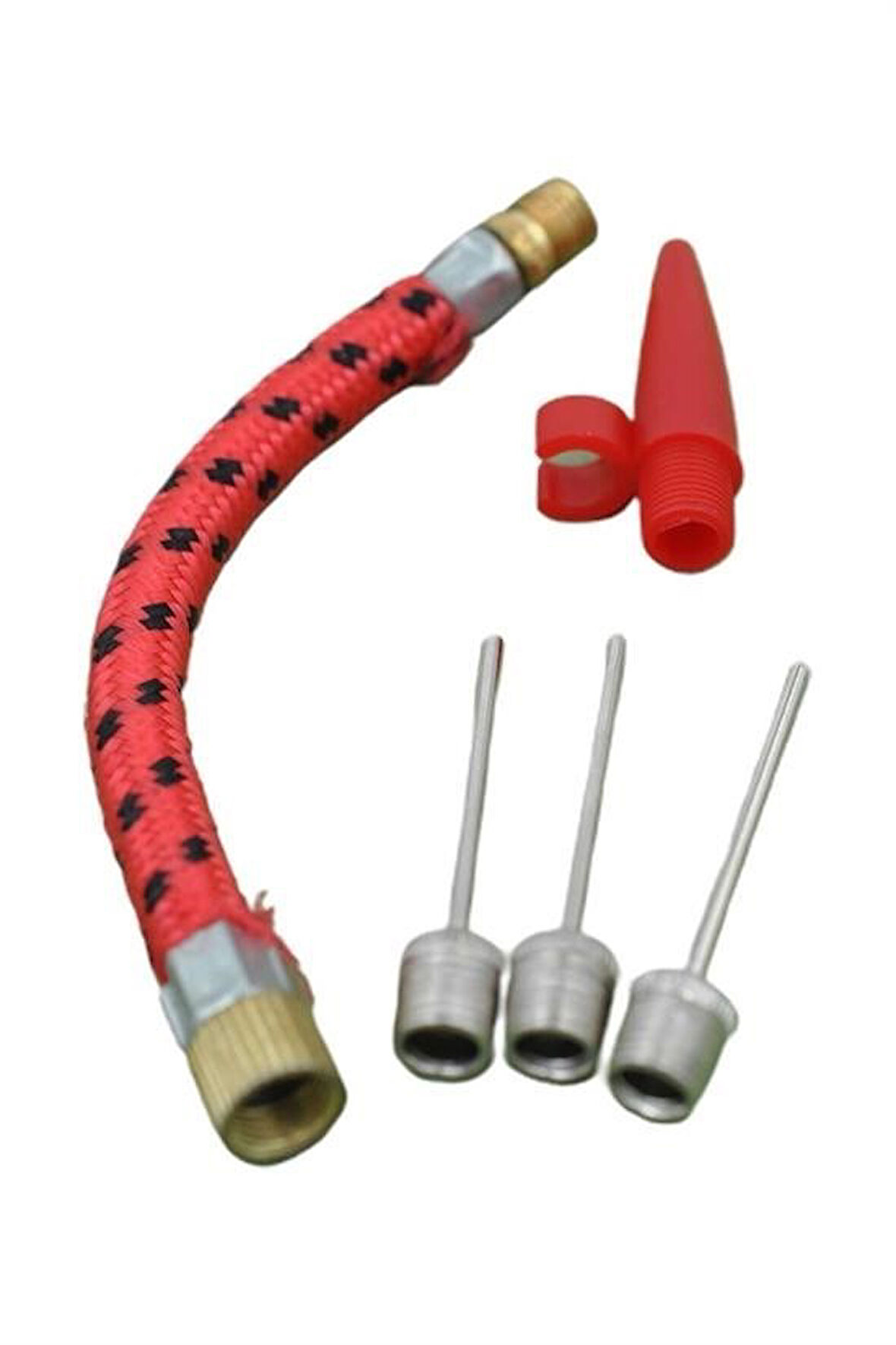 Büro Ev Ofis Yazlık Bisikleti için Lastik Top Su Yatağı Şişirme İğne Başlık Seti