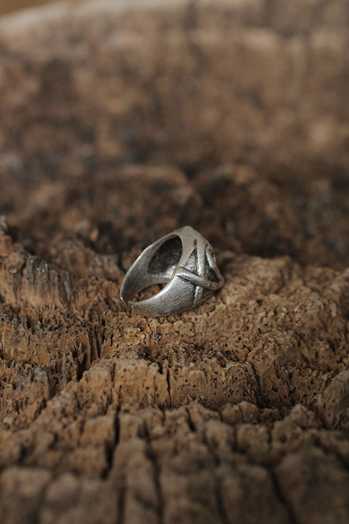 Bakımlı Erkek için Ayarlanır Kurukafa Stil Yüzük