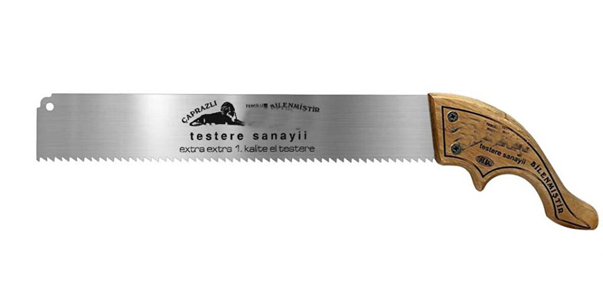 Büro Ev Ofis Hobi Takım Çantası için 38CM Ahşap Sap No12 Orta Diş El Testeresi