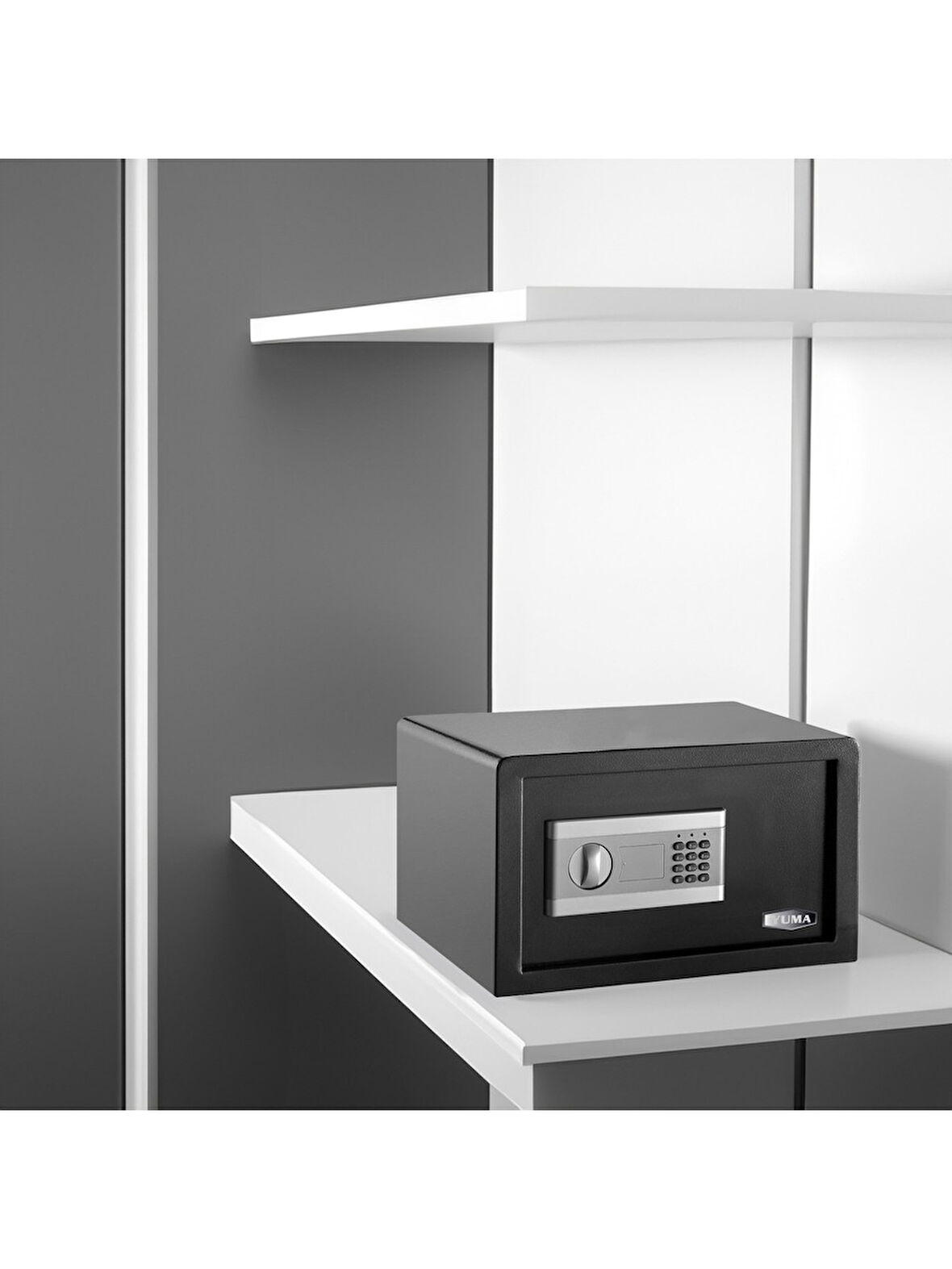 Büro Ev Ofis için 25x35x25CM Maksi Elektronilk Tuşlu Kilit Güvenlik Kasası