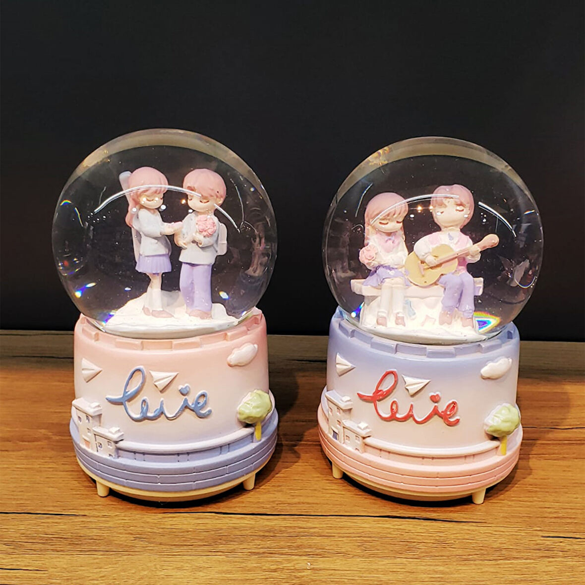 Büro Ev Ofis Dekoru için Sevgilileir Stil Maksi Kar Küresi