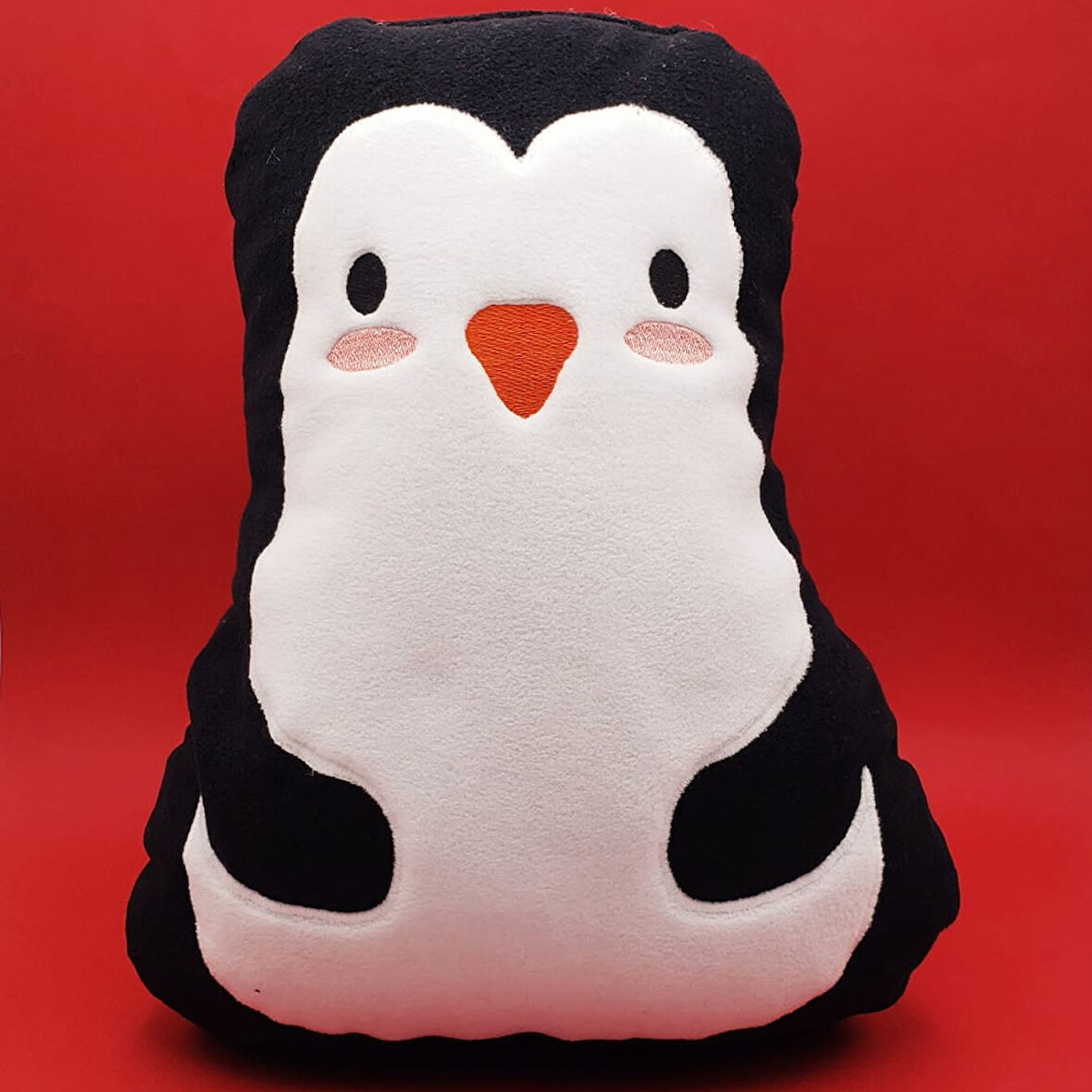 Büro Ev Ofis Hediyesi için Penguen Stil Peluş Yastık