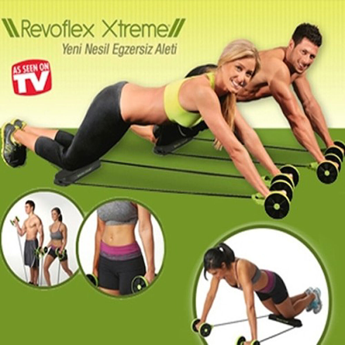 Büro Ev Ofis Egzersiz Spor Keyfi için Revo Flex Xtreme Aksiyon Aparatı