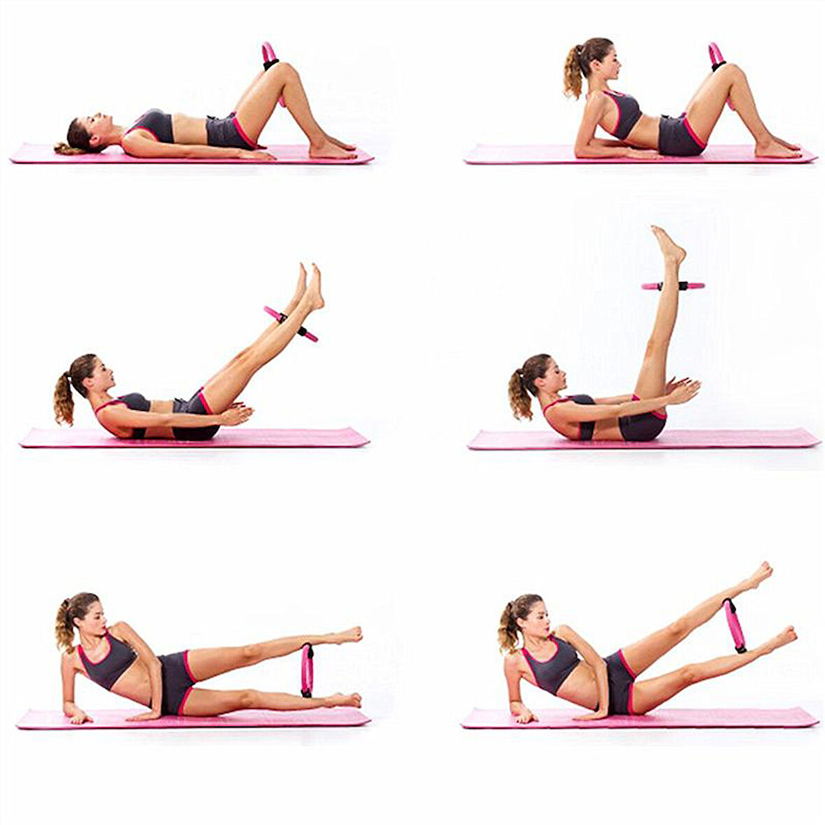 Büro Ev Ofis Yazlık Spor Egzersizi için Yoga Aksiyon Çemberi