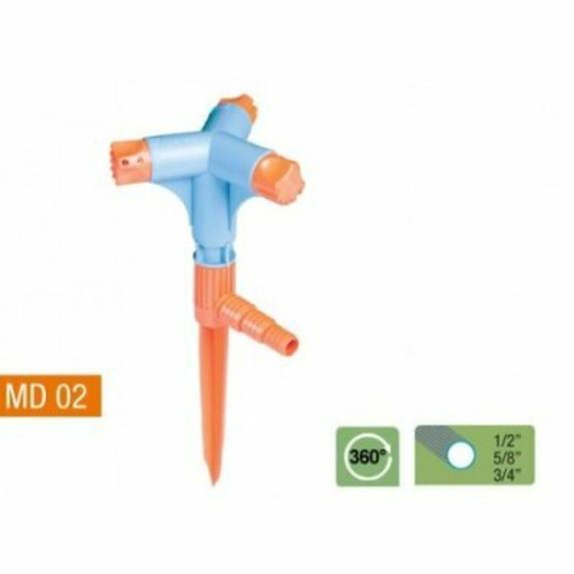 Büro Ev Ofis Yazlık Bahçesi için 3 Yönlü Kısa Memeli Sprink Sulama Fıskiyesi