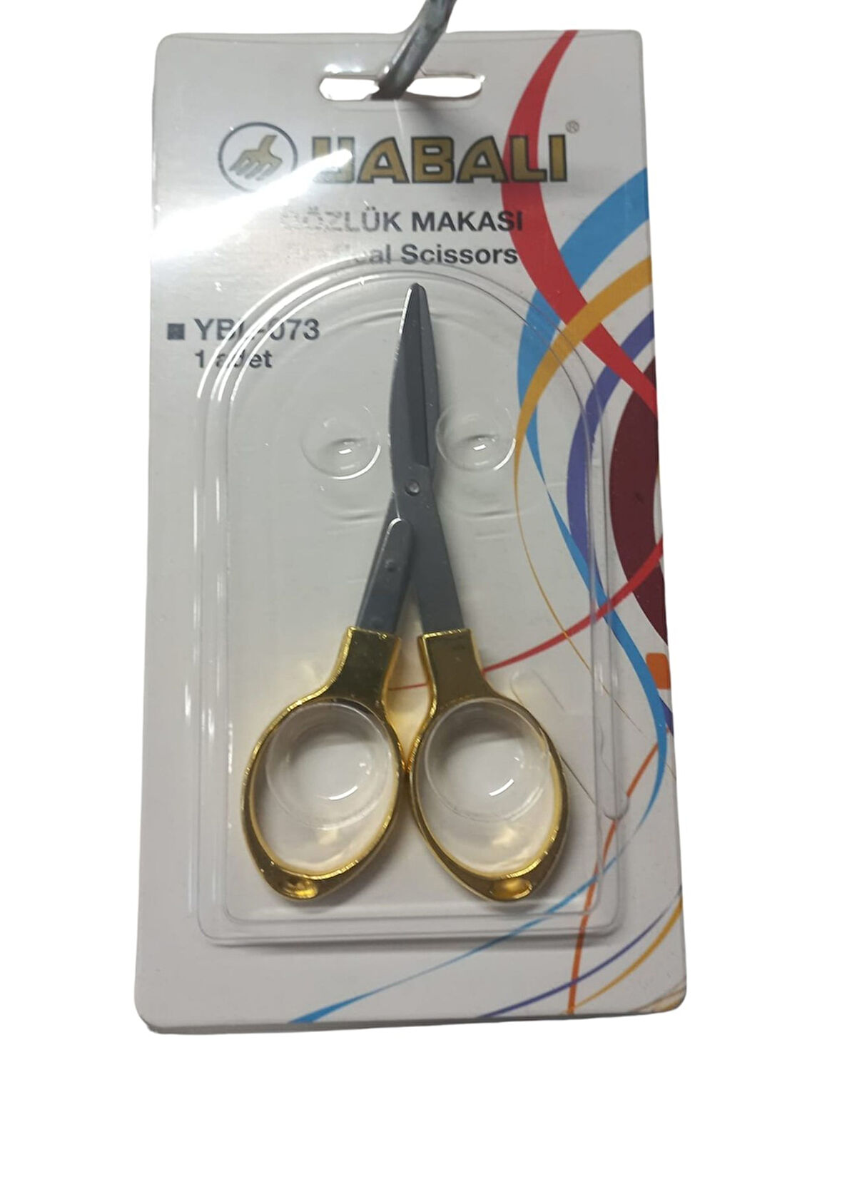 Büro Ev Ofis Hobi Atölyesi için Golden Stil Gözlük Tip Katlanır Makas