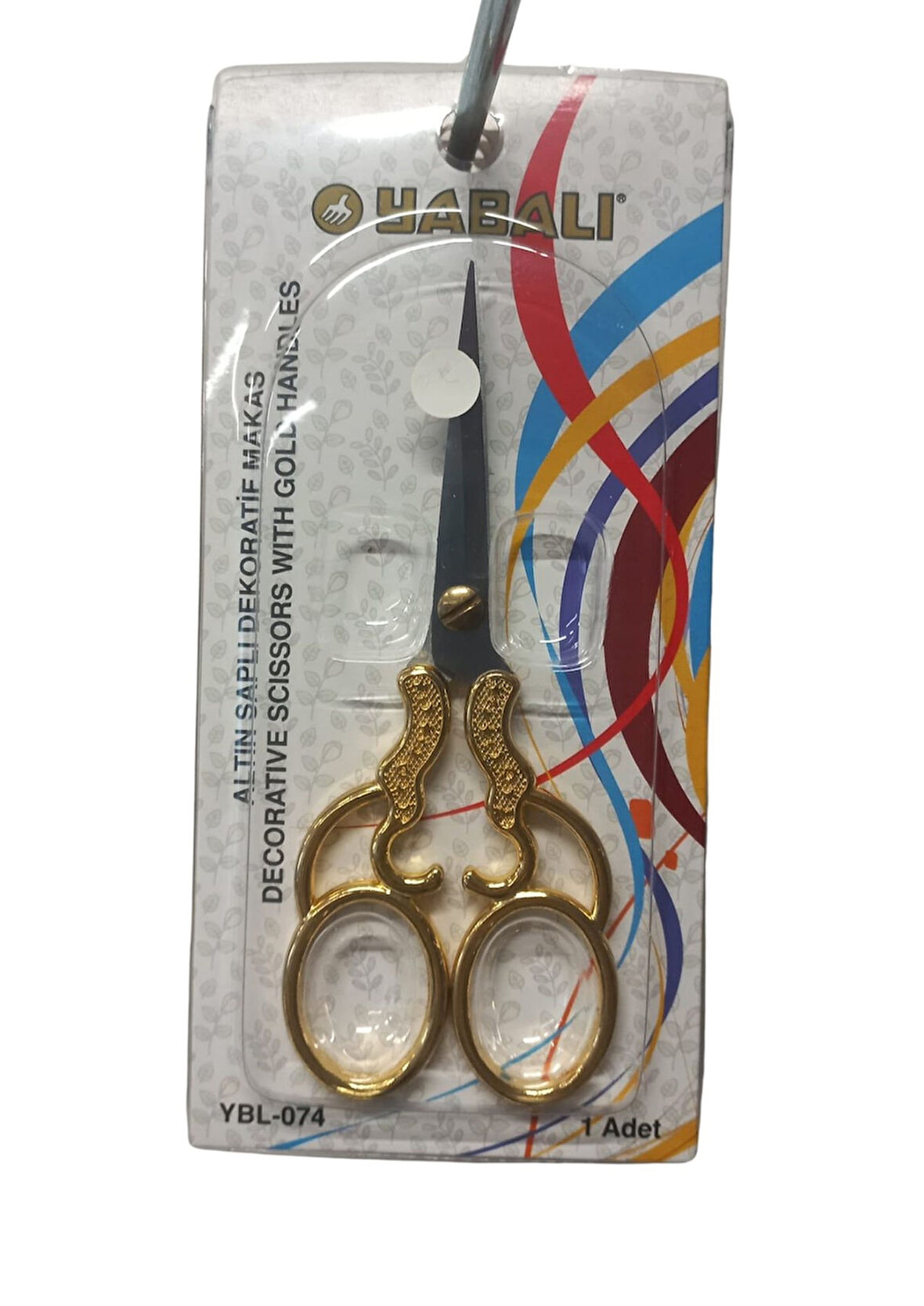Büro Ev Ofis Hobi Dikiş Atölyesi için Tasarım Golden Saplı Nakış Makası