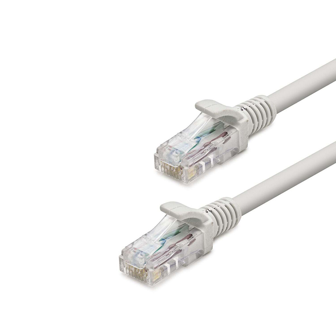 Büro Ev Ofis Network Bağlantısı için 50CM Gri Cat5 Kablo