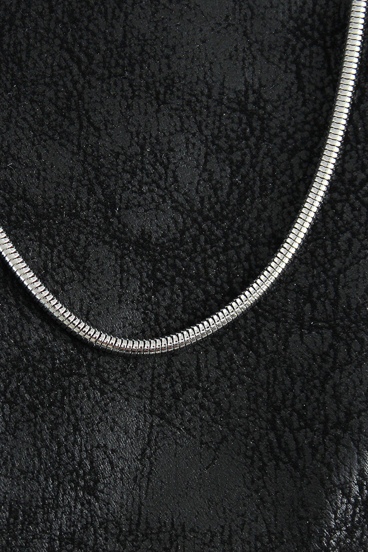 Bakımlı Erkek için Silver Çelik Oval İtalyan Zincir Stil Kolye