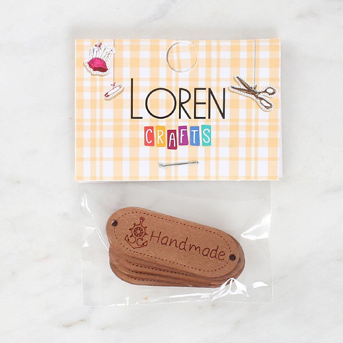 Büro Ev Ofis Hediyesi için 5ADET El Yapımı Tarz Deri Arma