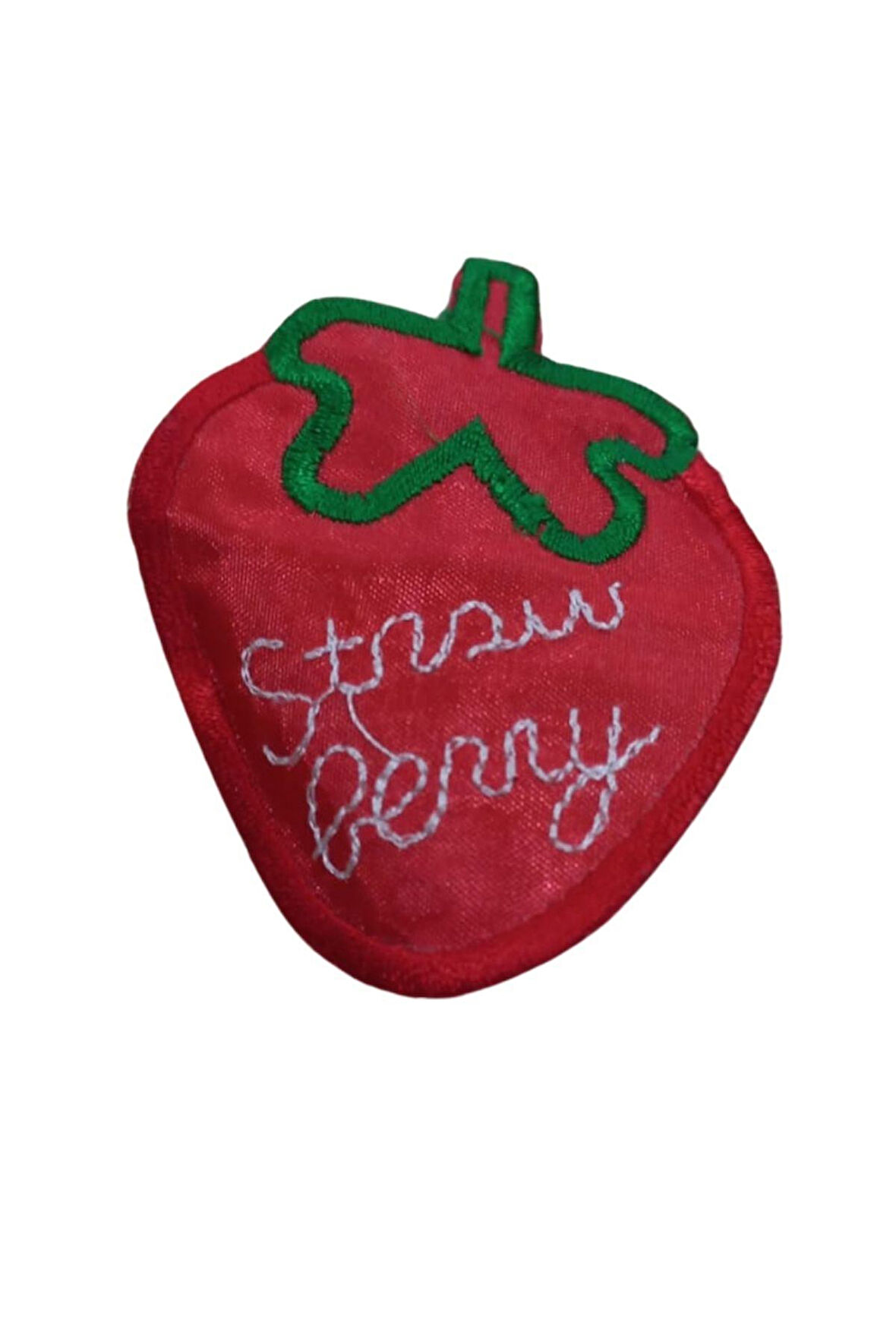 Büro Ev Ofis Hediyesi için Büyük Çilek Ütü İle Yapışan Aplike Arma