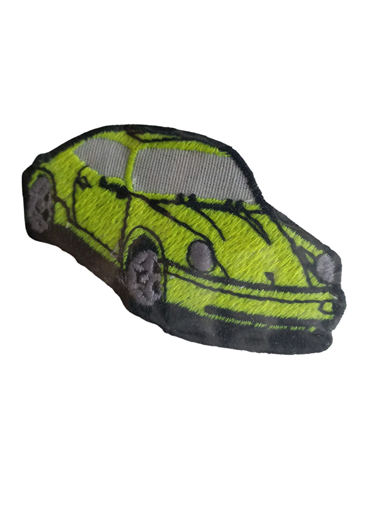 Büro Ev Ofis Hediyesi için 3X4CM Yeşil Araba Ütü İle Yapışan Aplike Arma