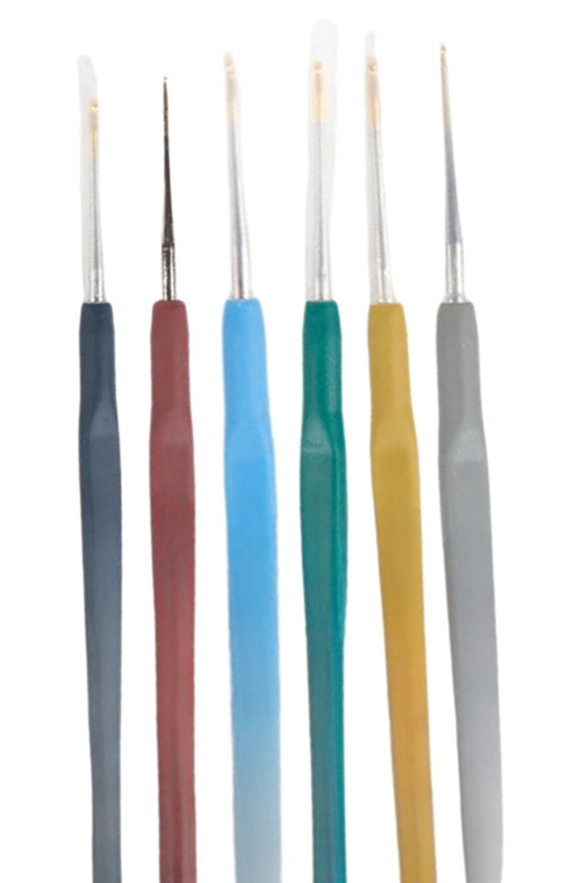 Büro Ev Ofis Hobi Dikiş Atölyesi için No5 Silikon Saplı Dantel Tığ