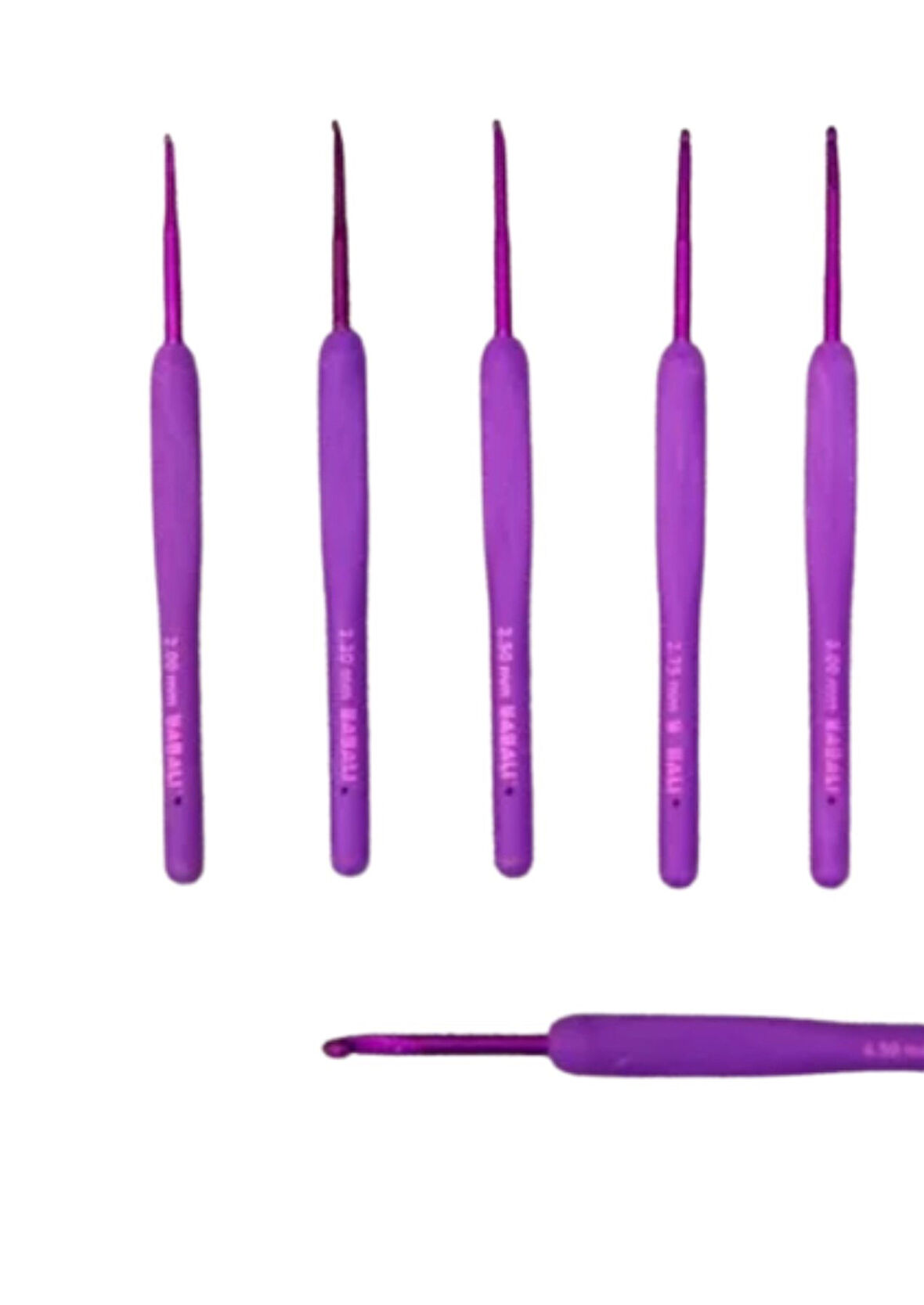 Büro Ev Ofis Hobi Dikiş Atölyesi için No3,25 Purple Örgü Tığ