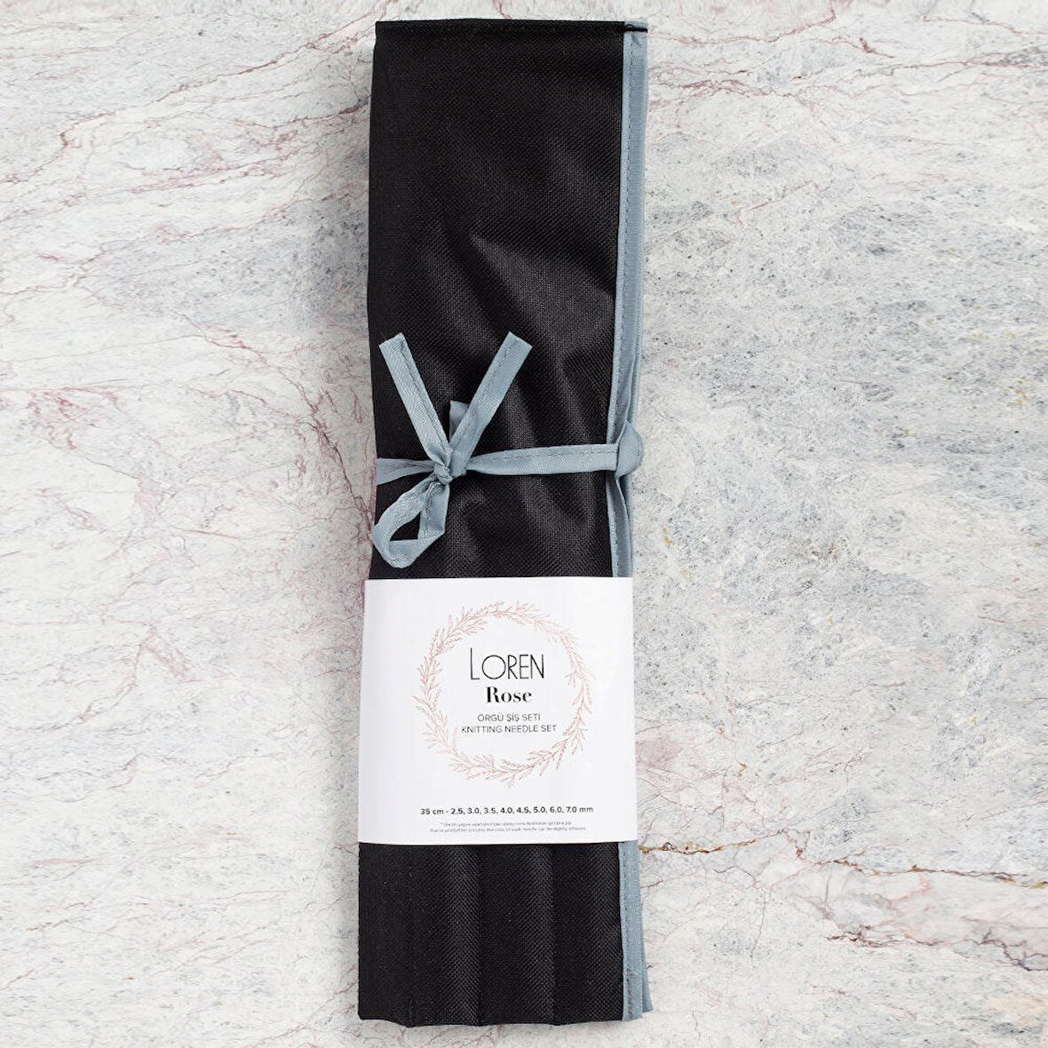 Büro Ev Ofis Hobi Dikiş Atölyesi için 8BOY 35CM Örgü Şişi Seti