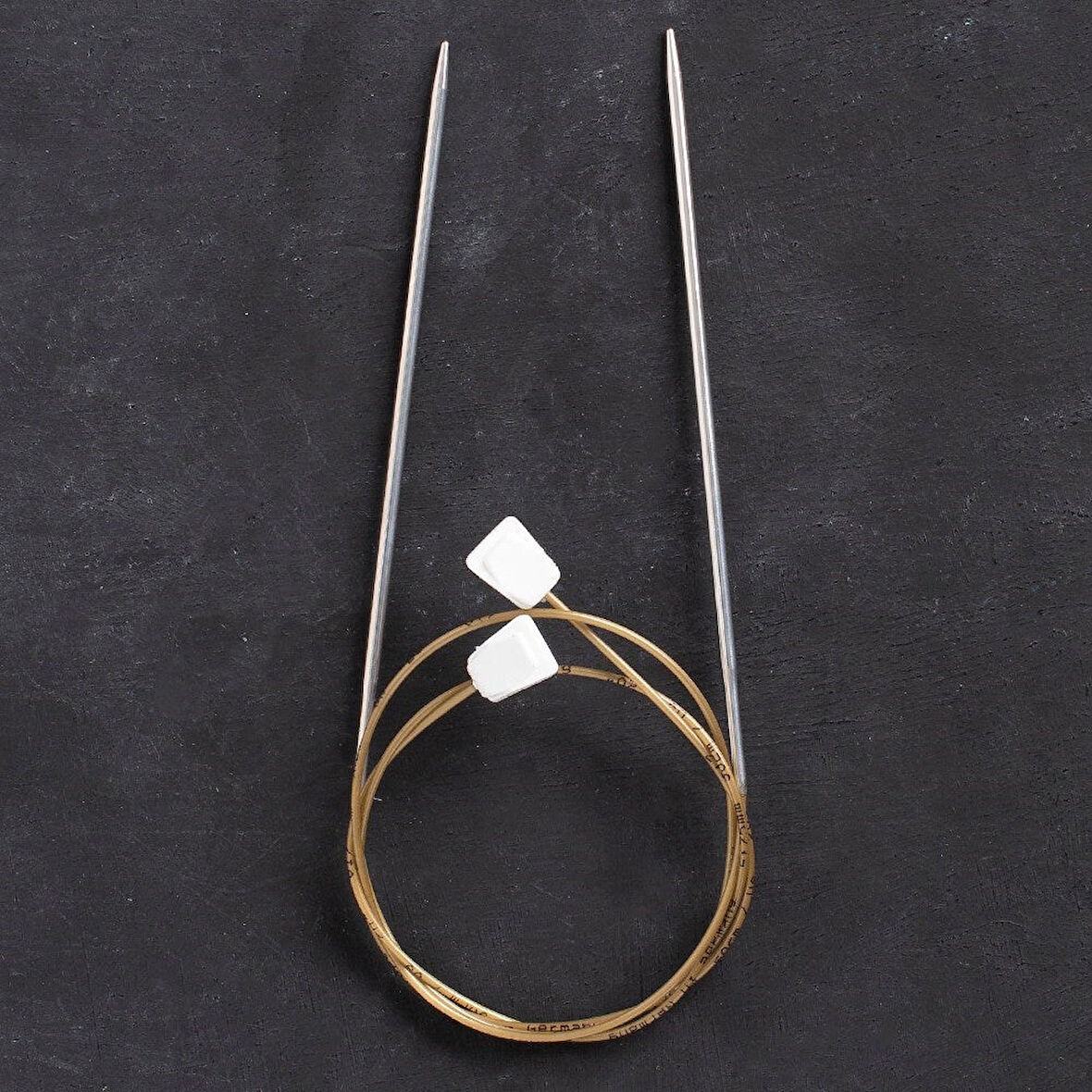 Büro Ev Ofis Hobi Dikiş Atölyesi için 50CM 2,75MM Esnek Örgü Şişi