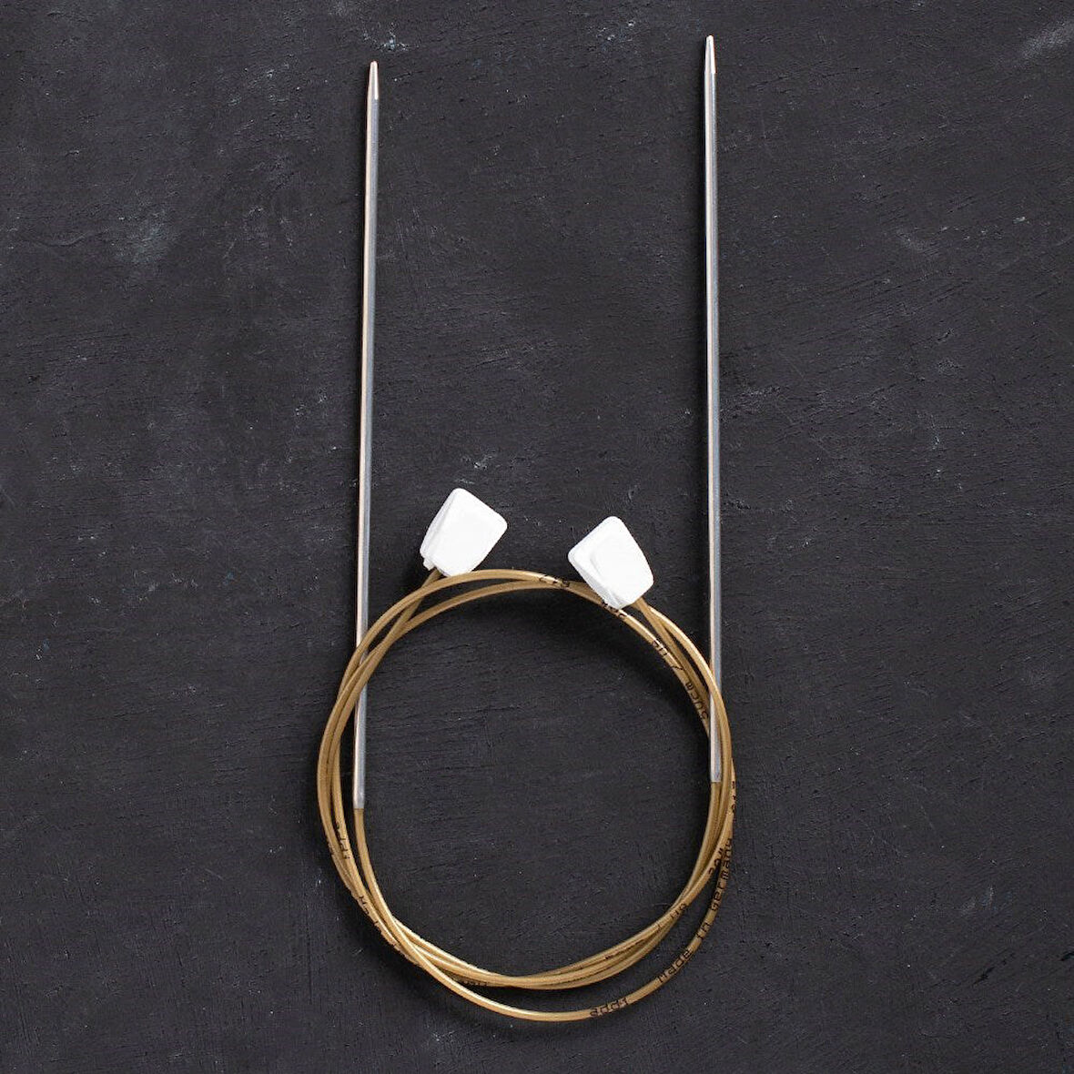 Büro Ev Ofis Hobi Dikiş Atölyesi için 50CM 2,25MM Esnek Örgü Şişi