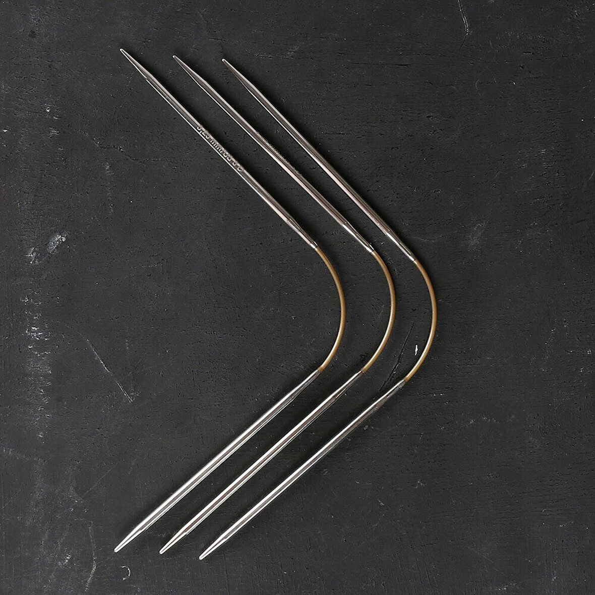 Büro Ev Ofis Hobi Dikiş Atölyesi için 21CM 5MM Üçlü Misinalı Çorap Şişi