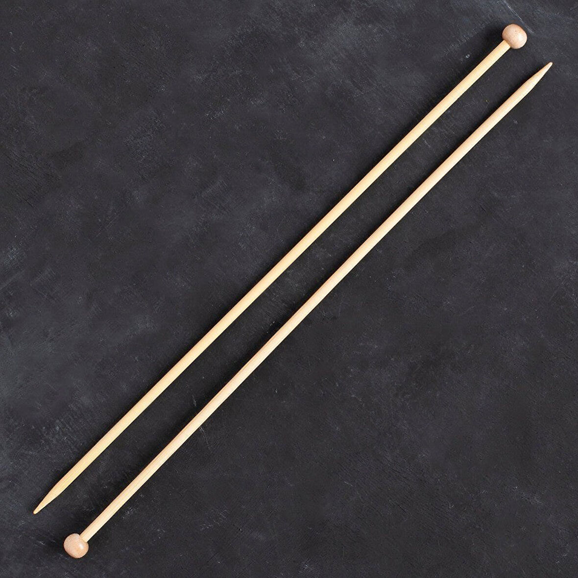 Büro Ev Ofis Hobi Dikiş Atölyesi için 35CM 5MM Bambu Örgü Şişi