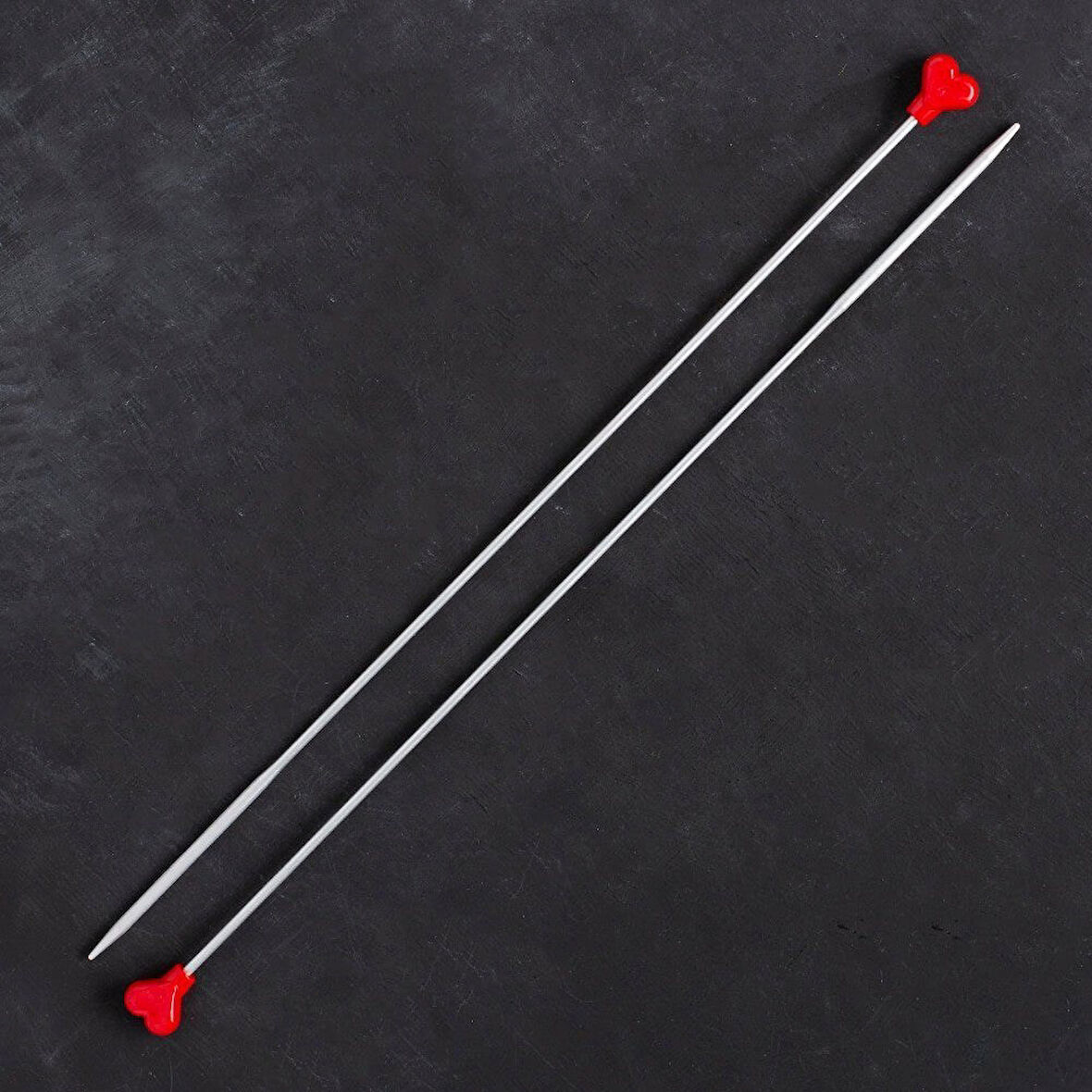 Büro Ev Ofis Hobi Dikiş Atölyesi için 35CM 4MM Klasik Alüminyum Yapım Hızlı Örgü Şişi