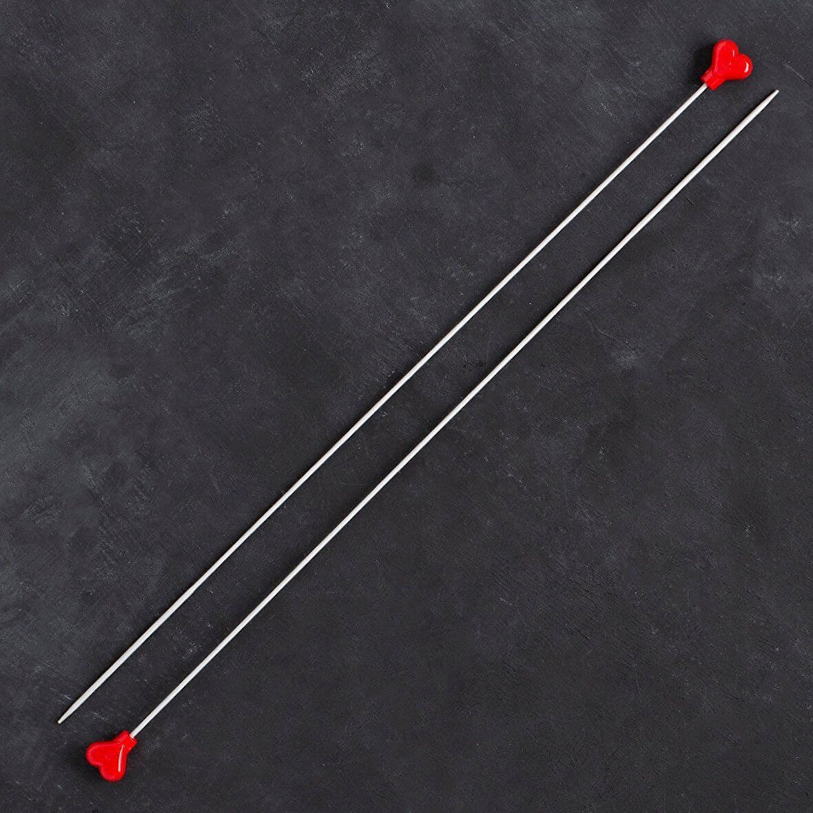 Büro Ev Ofis Hobi Dikiş Atölyesi için 35CM 2MM Klasik Alüminyum Hızlı Örgü Şişi