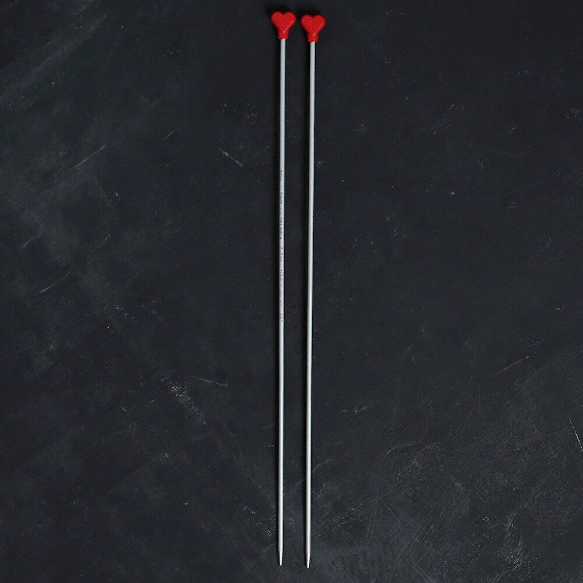 Büro Ev Ofis Hobi Dikiş Atölyesi için 40CM 3.5MM Klasik Alüminyum Örgü Şişi