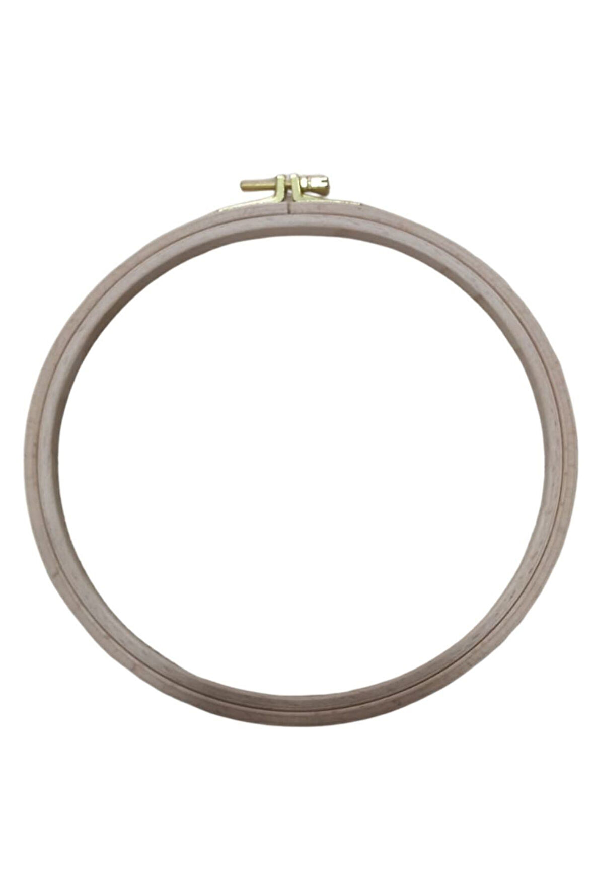 Büro Ev Ofis Hobi Dikiş Atölyesi için No4 Vidalı Tahta Kasnak