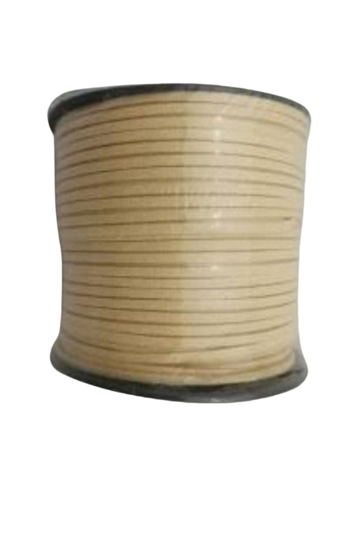 Büro Ev Ofis Hobi Dikiş Atölyesi için 10MT 1MM Krem Güderi İp