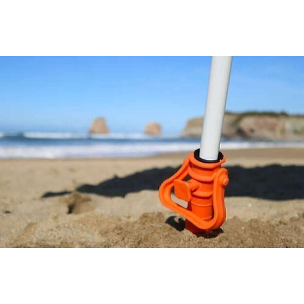 Büro Ev Ofis Kamp Keyfi için Plastik Kamp Plaj Şemsiye Sabitleme Kazığı