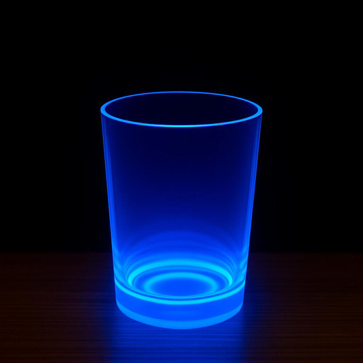Büro Ev Ofis Etkinik Partisi için 9X10CM Glow Neon Mavi Bardak