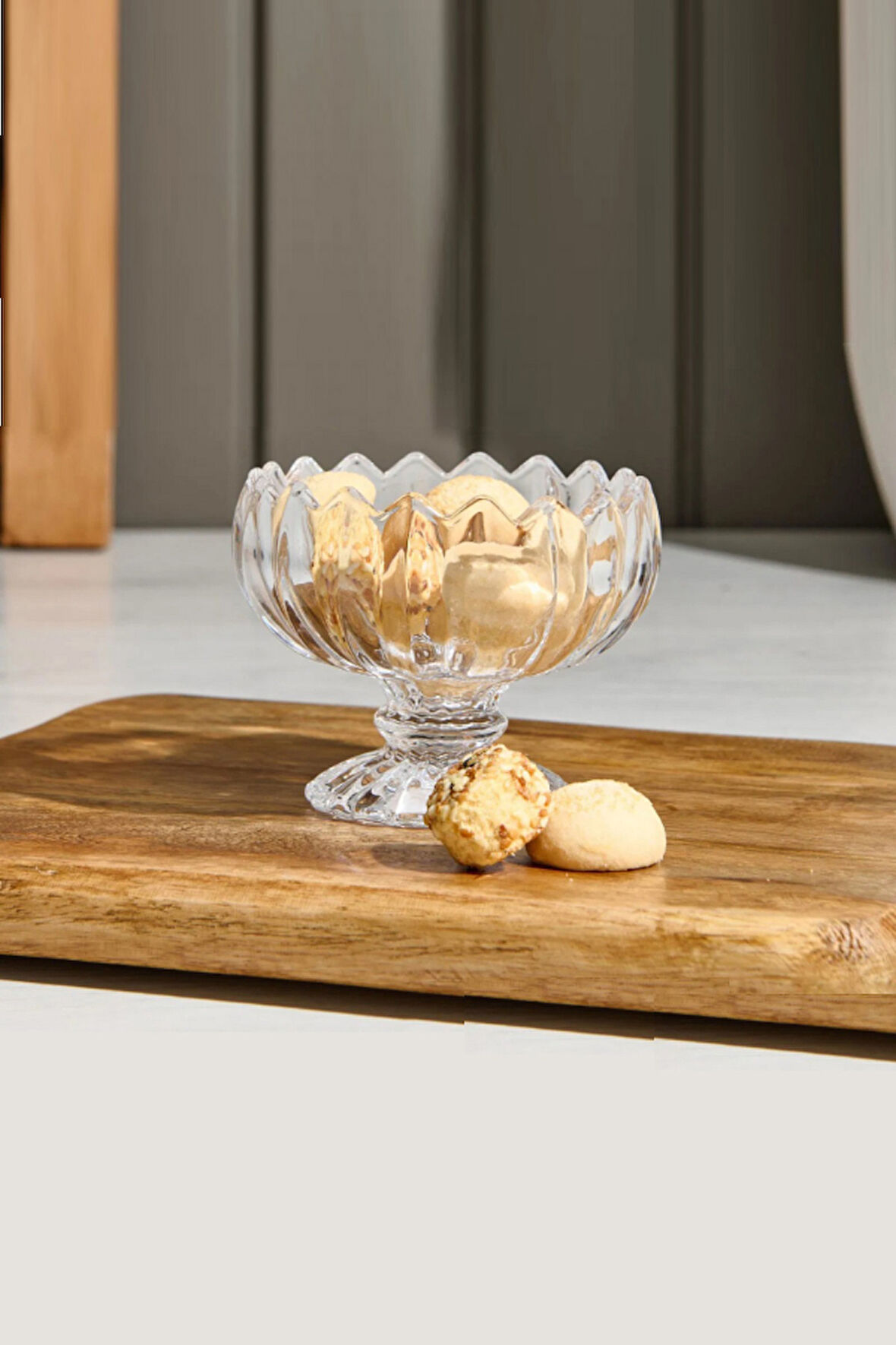 Büro Ev Ofis Düzeni için 6PARÇA Kristal Çerezlik Seti