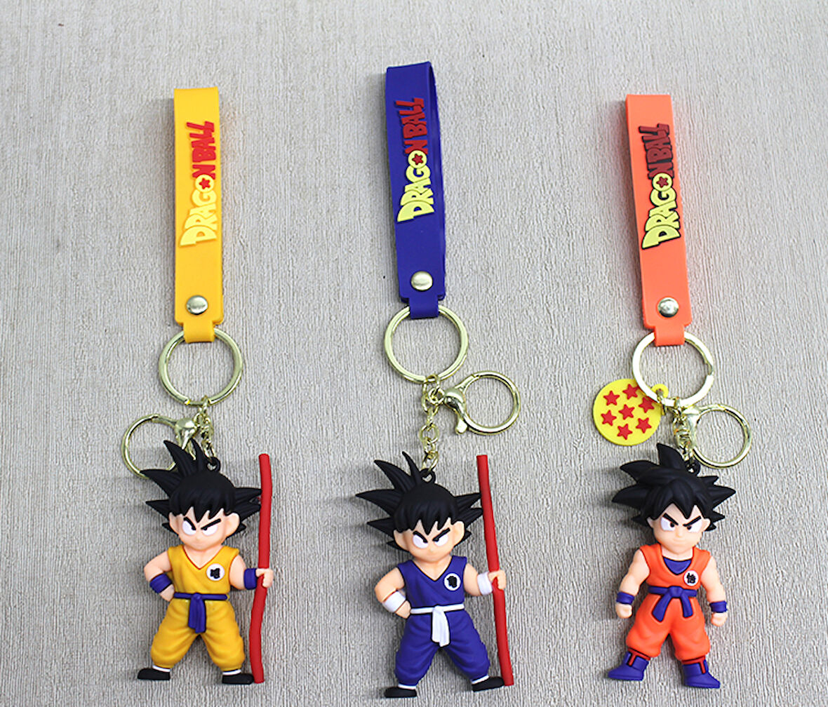 Büro Ev Ofis Hediyesi için Silikon Dragon Ball Anahtarlık