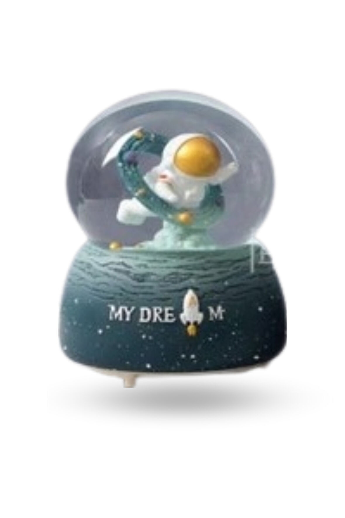 Büro Ev Ofis Hediyesi için Astronot Tasarımlı Kar Küresi