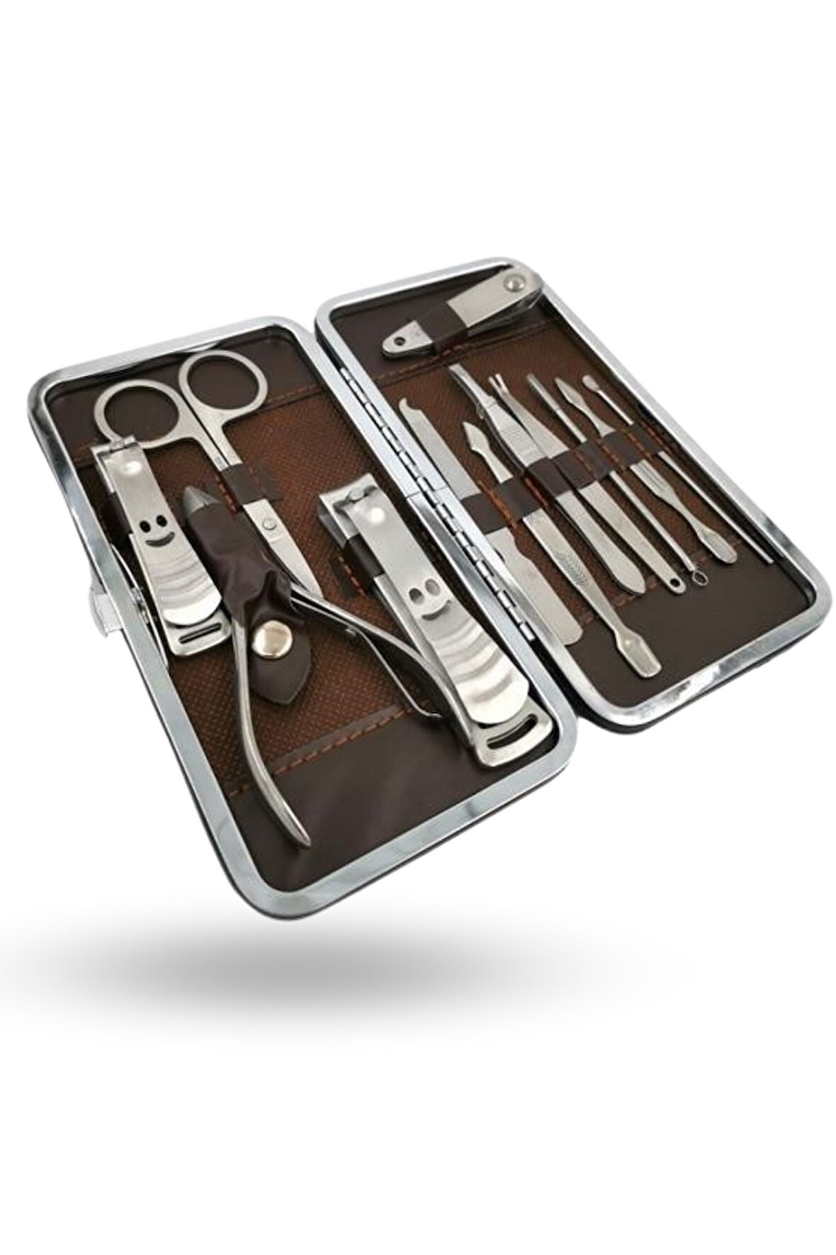 Büro Ev Ofis Kişisel Tırnak Bakımı için 13PARÇA Çaantalı Manikür Pedikür Seti