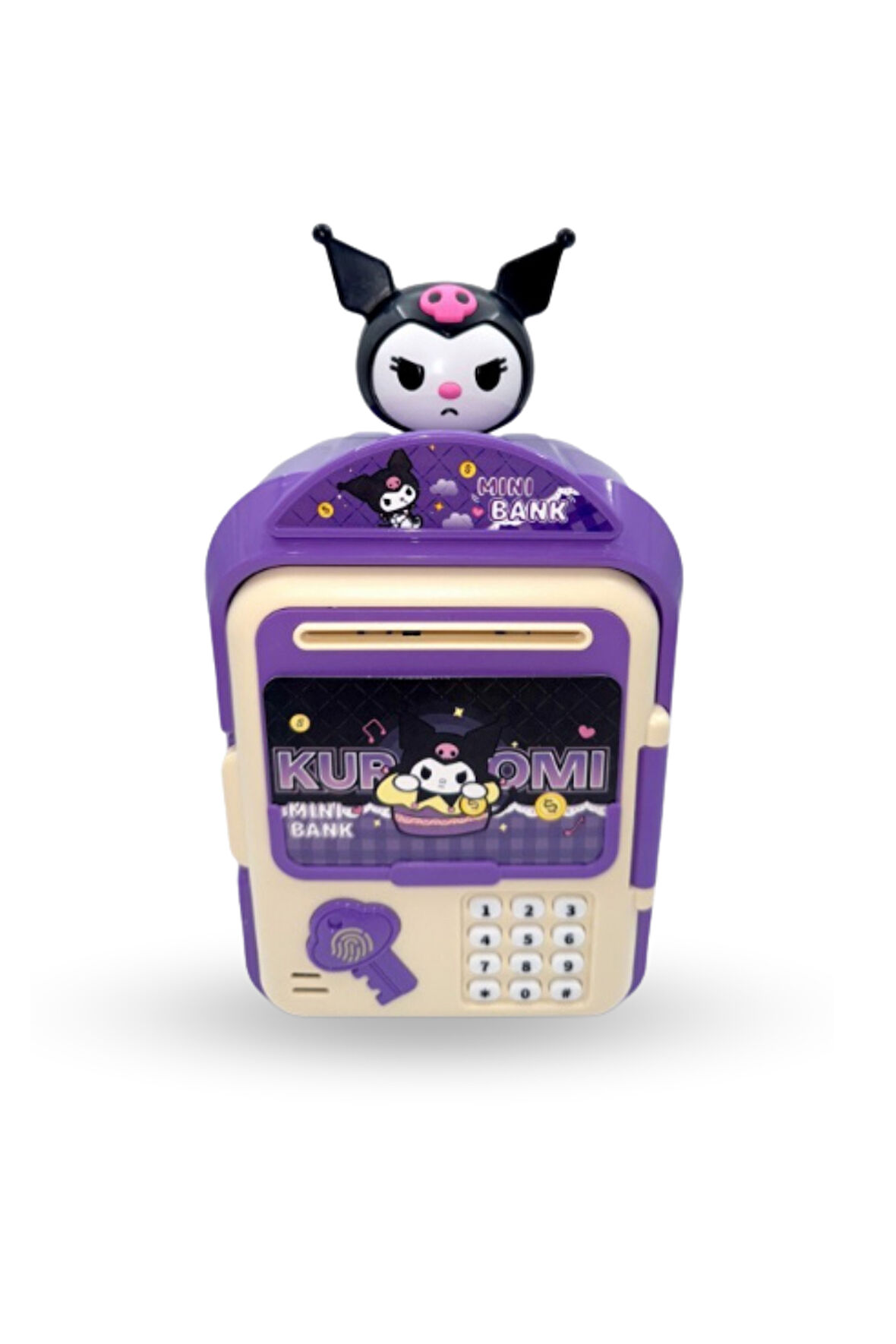 Büro Ev Ofis Çocuk Hediyesi için Kuromi Figür Atm Kumbara