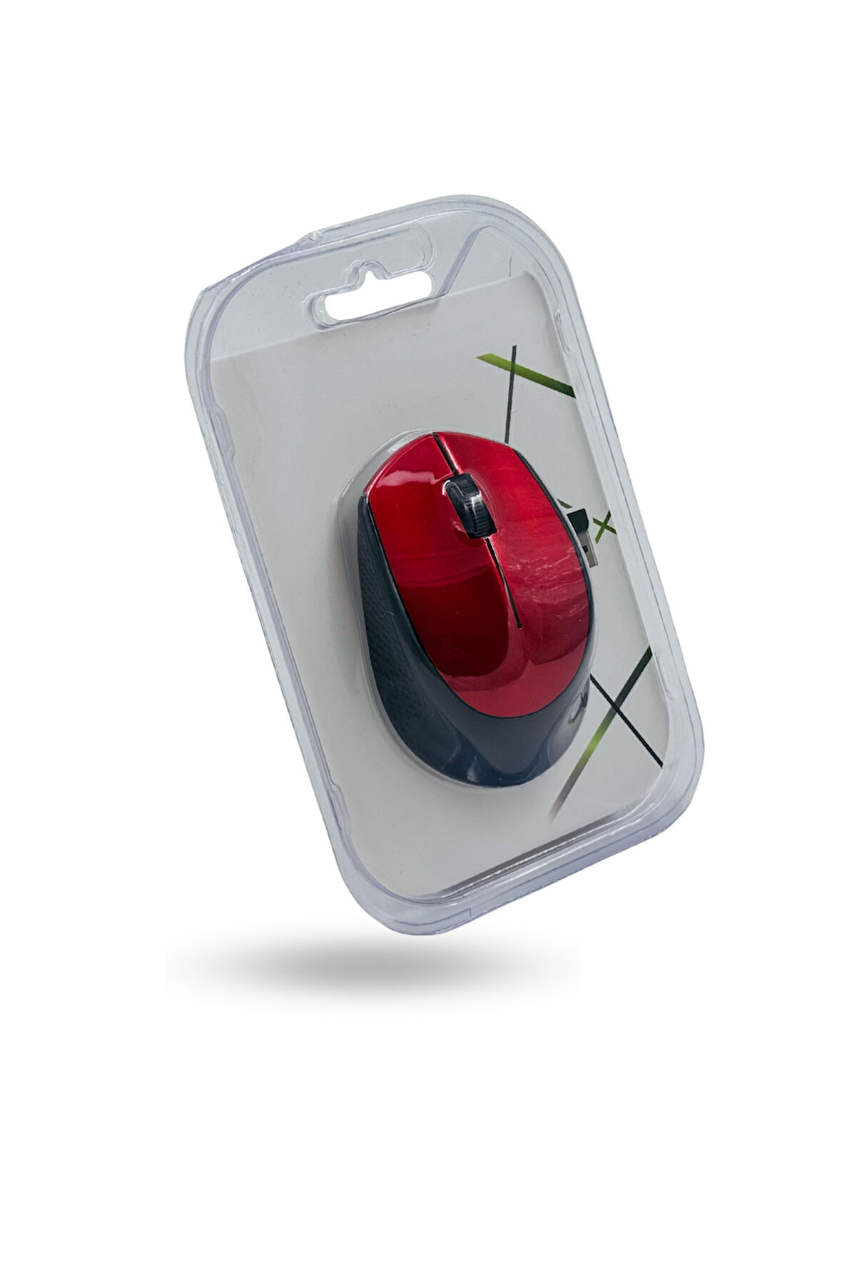 Büro Ev Ofis Bilgisayarı için Kırmızı Wifi Kablosuz Mouse