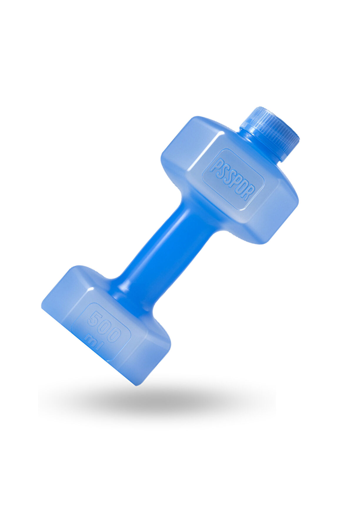 Büro Ev Ofis Hediyesi için 500ML Mavi Dambıl Şekilli Suluk